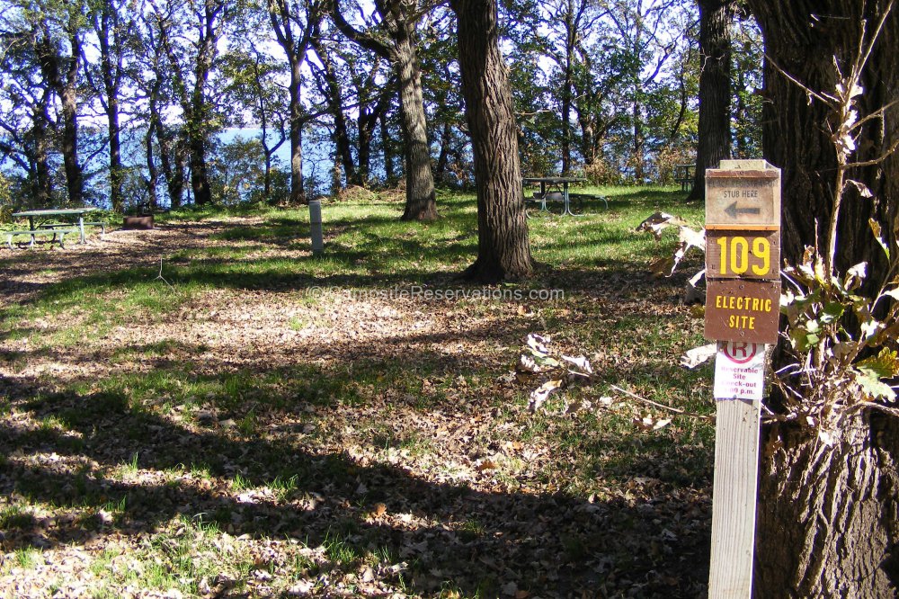Campsite 109 in Marble Beach State Park Campground at Marble Beach